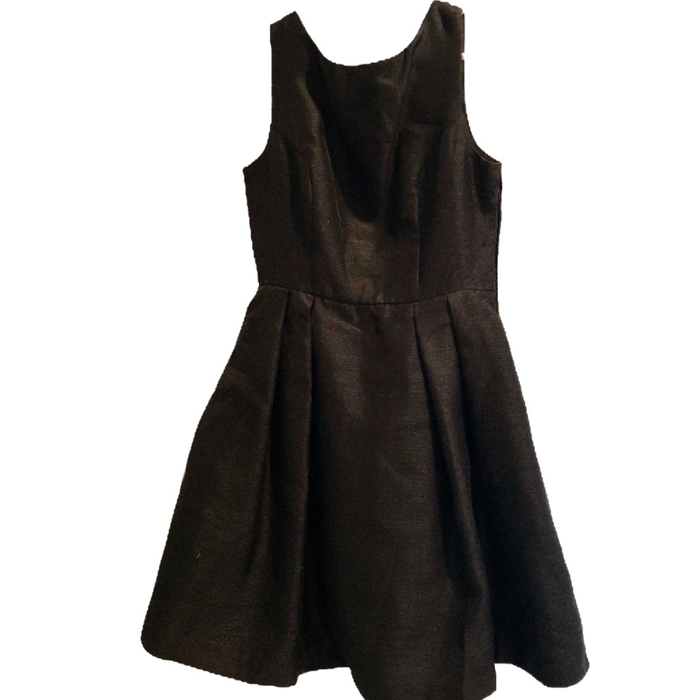 Black Mini Dress with Bow Back